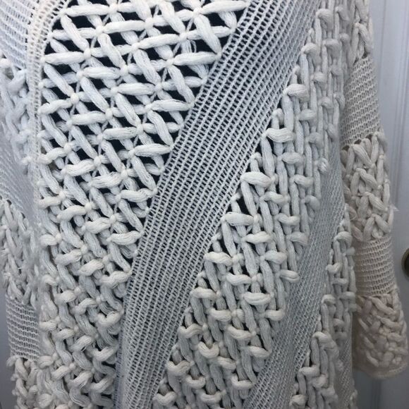 NWT Riah Fashion pullover poncho with fringe - Picture 3 of 11